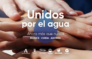 Imagen promocional de la campaña Unidos por al agua.